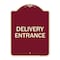 Signmission Traffic Entrance Delivery Entrance Heavy-Gauge Aluminum Architectural Sign, 24" x 18", BU-1824-22793 A-DES-BU-1824-22793 - alternate 1